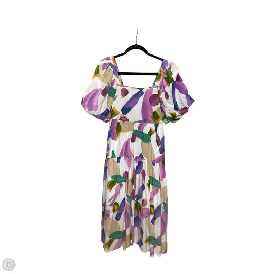 Dress Casual Midi By Entro In Multi-colored, Size: M