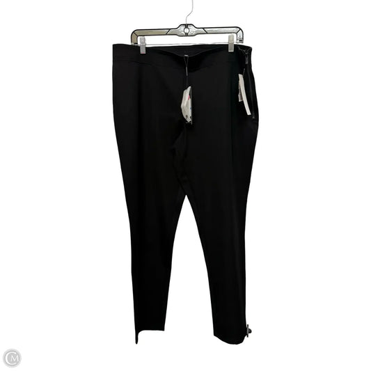 Pants Designer By Karl Lagerfeld In Black, Size: Xl