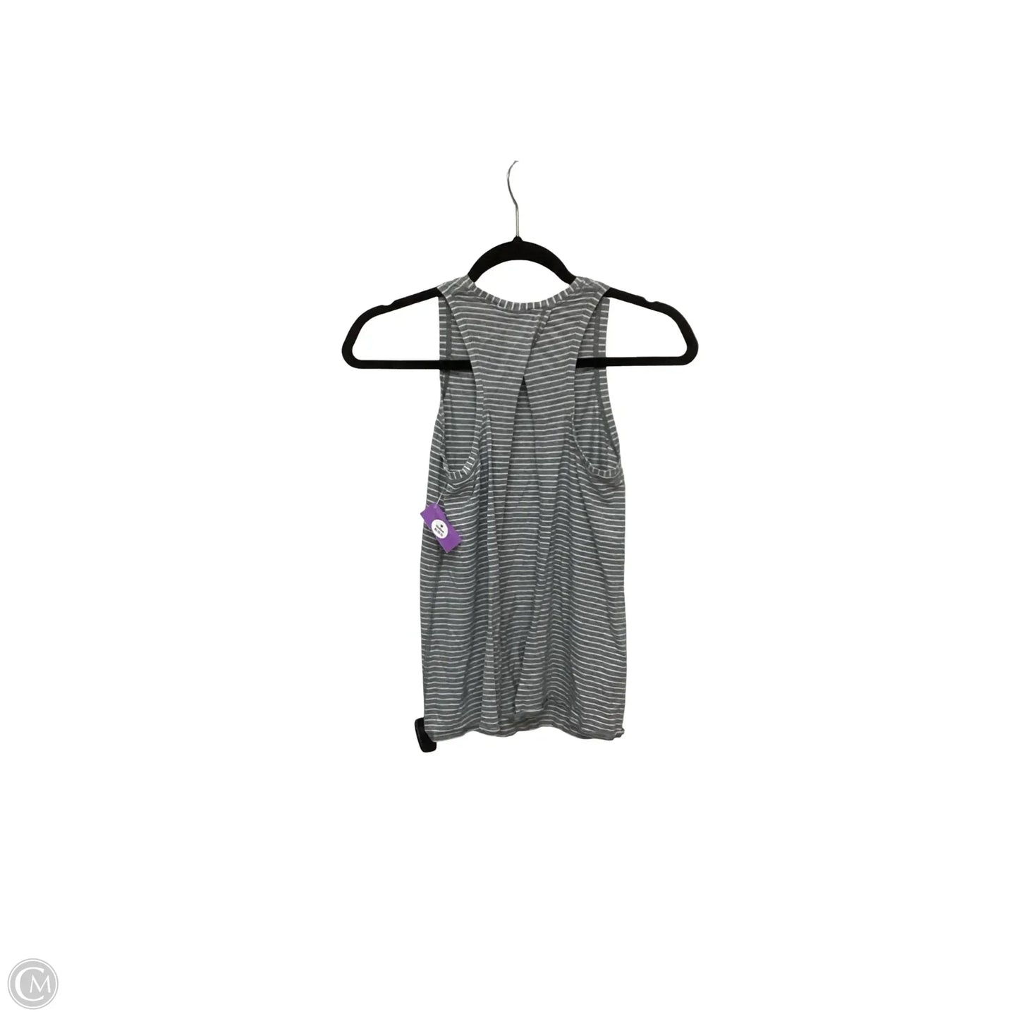 Athletic Tank Top By Lululemon In Striped Pattern, Size: 2