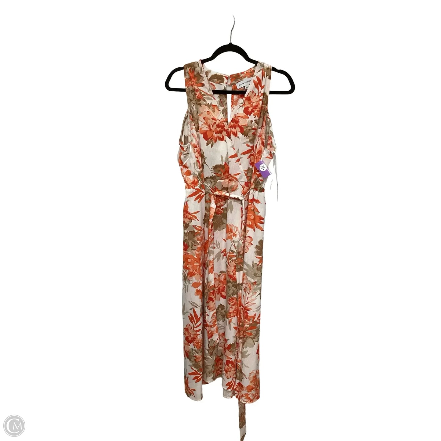Dress Casual Midi By Emma And Michele In Floral Print, Size: L