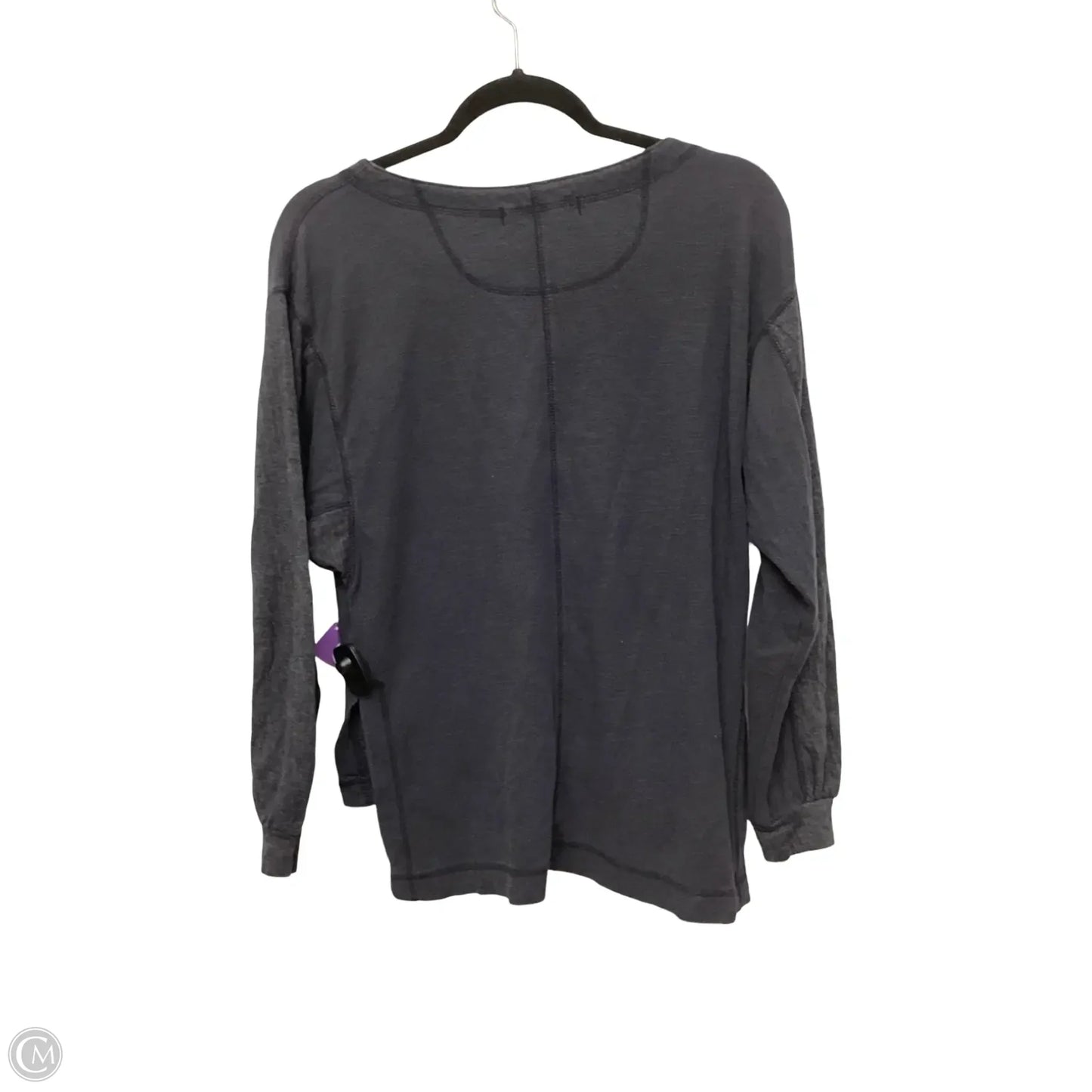 Blouse Long Sleeve By Free People In Grey, Size: Xs
