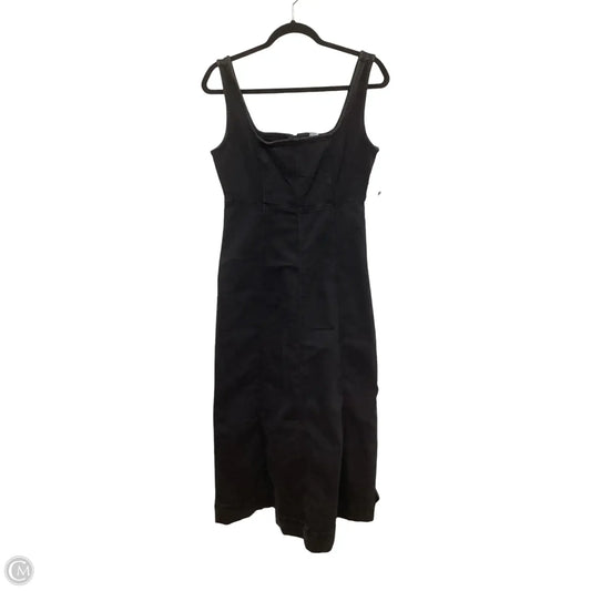 Dress Casual Midi By Old Navy In Black Denim, Size: Xs
