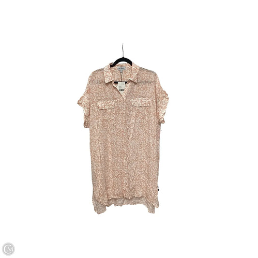 Blouse Short Sleeve By Lost and Wander In Floral Print, Size: Xl