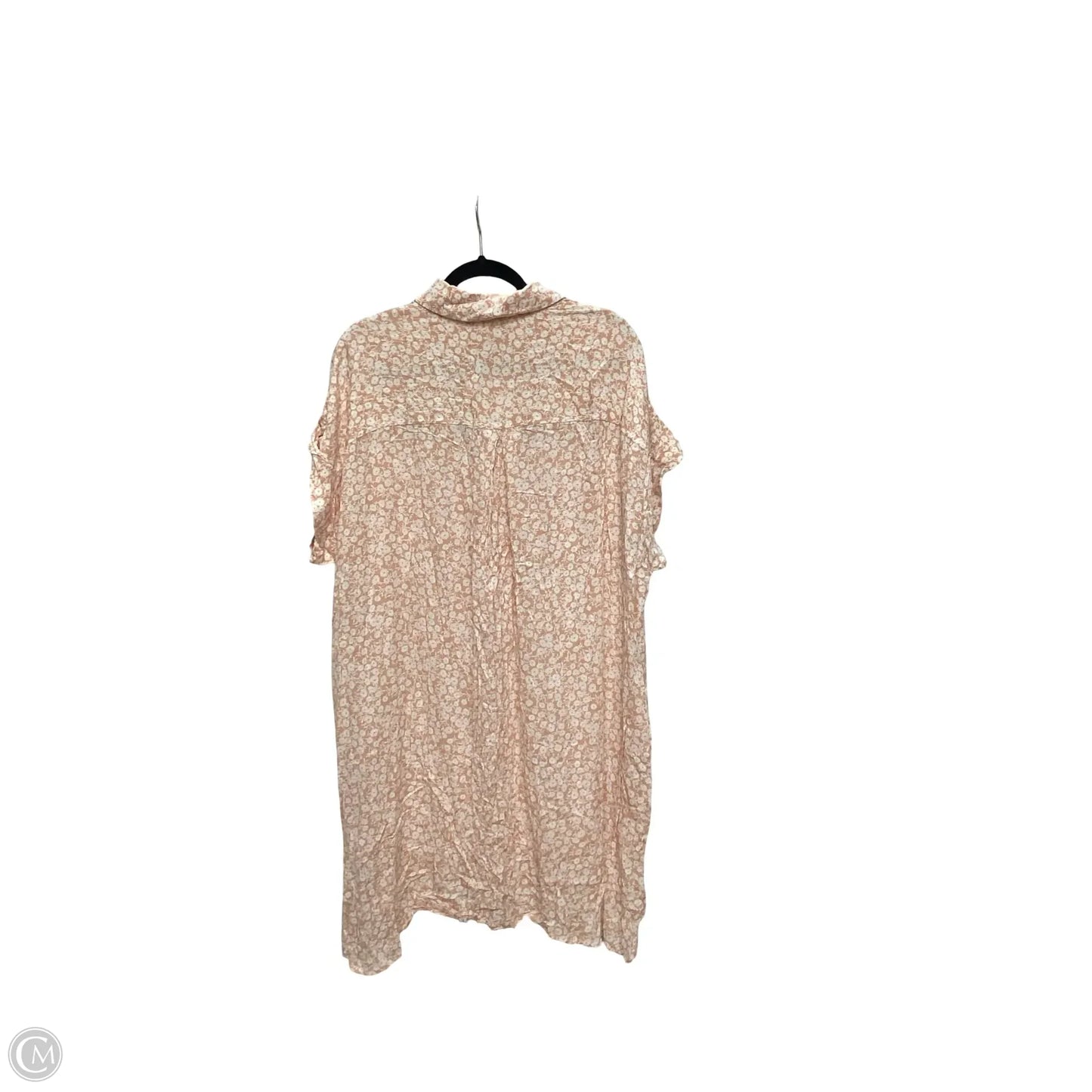 Blouse Short Sleeve By Lost and Wander In Floral Print, Size: Xl