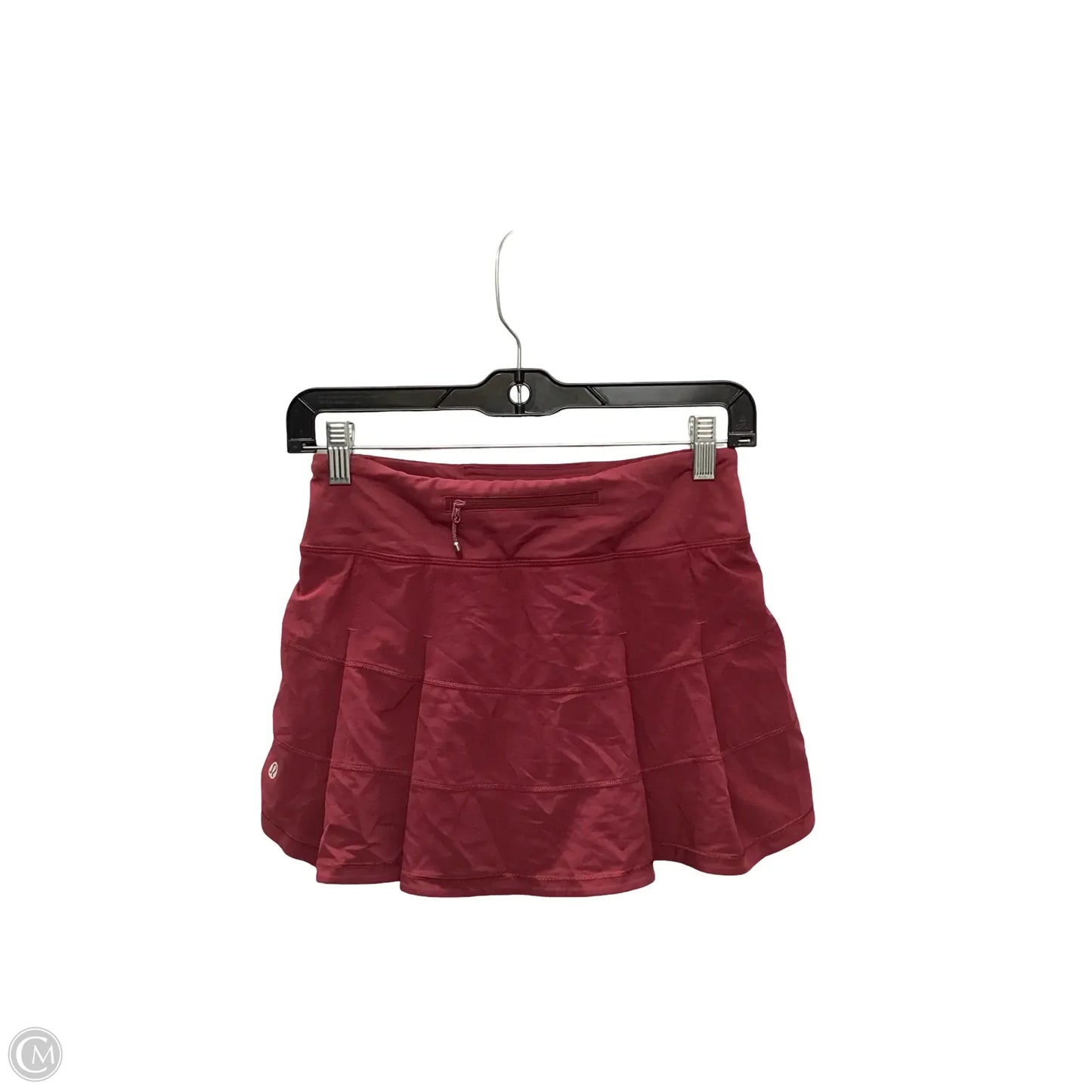 Athletic Skirt By Lululemon In Red, Size: 2