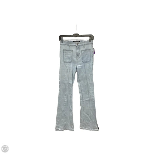 Designer Jeans Flared By Veronica Beard In Blue Denim, Size: 0
