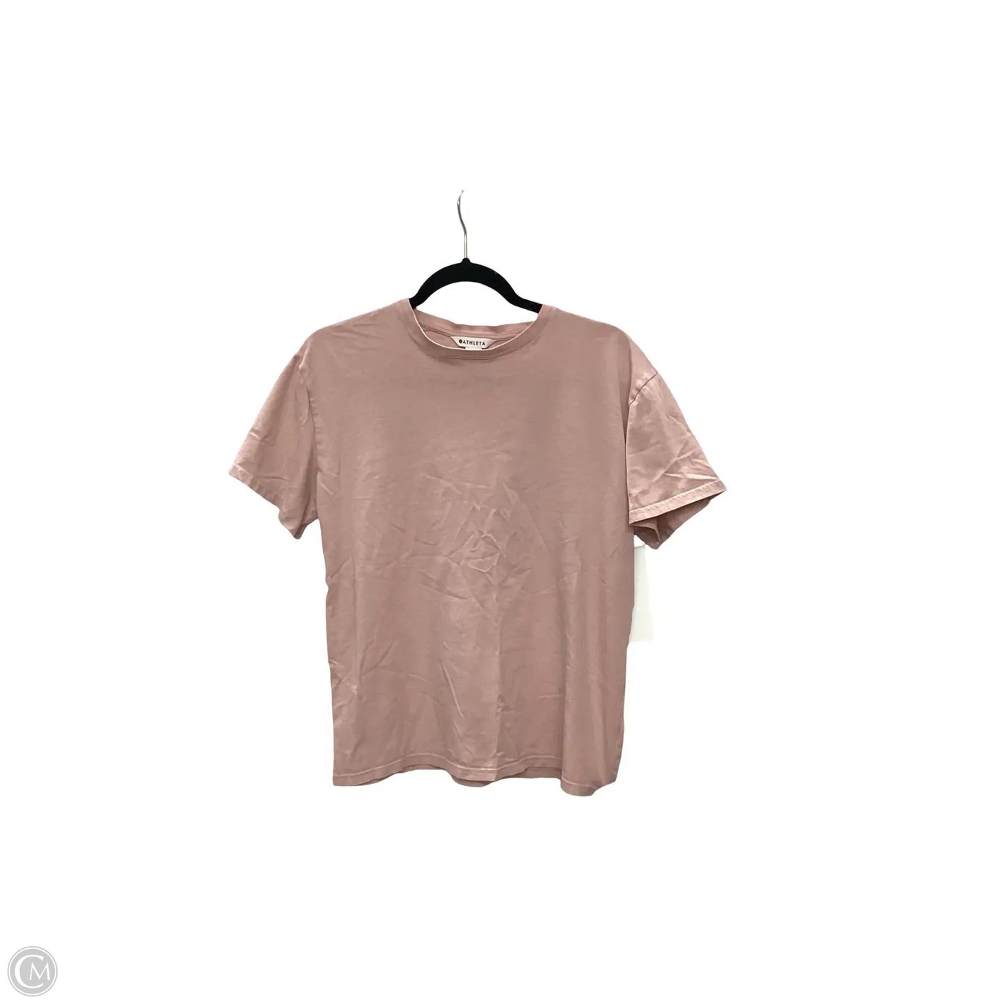 Top Short Sleeve Basic By Athleta In Pink, Size: M