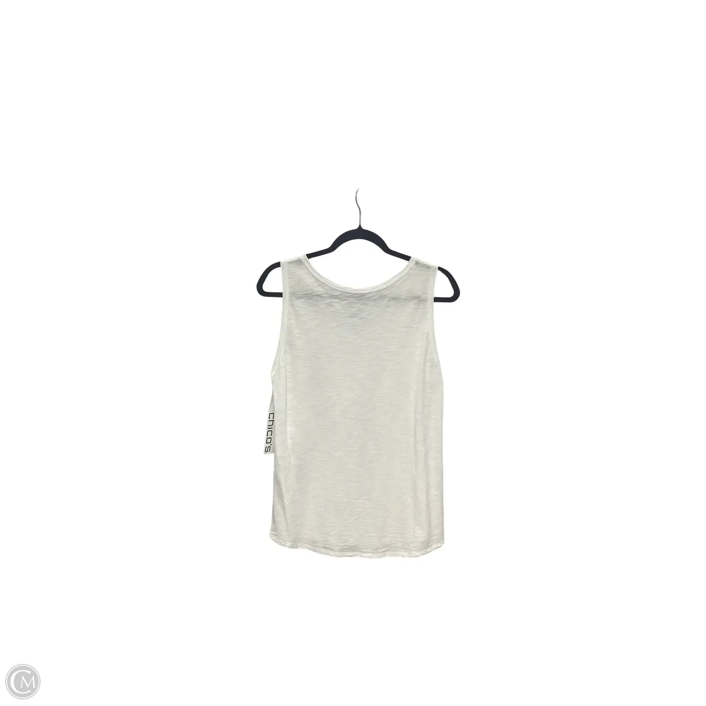 Top Sleeveless Basic By Chicos In White, Size: M