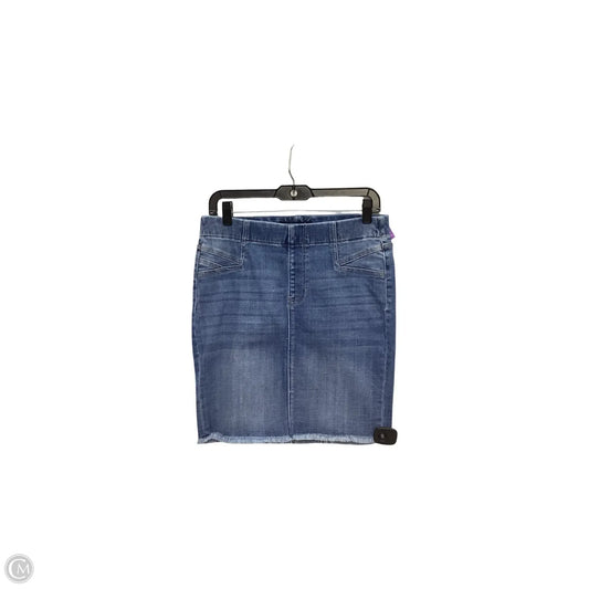 Skirt Mini & Short By Liverpool In Blue Denim, Size: 4