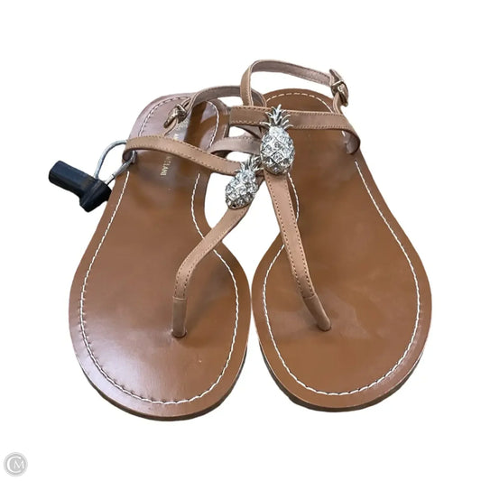 Sandals Flats By Antonio Melani In Tan, Size: 9