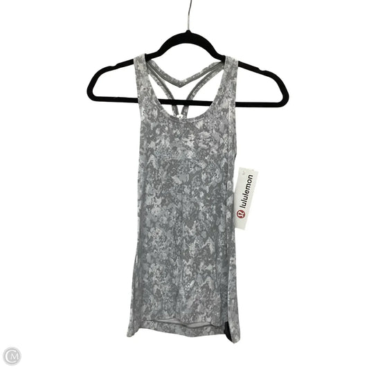 Athletic Tank Top By Lululemon In Animal Print, Size: 4