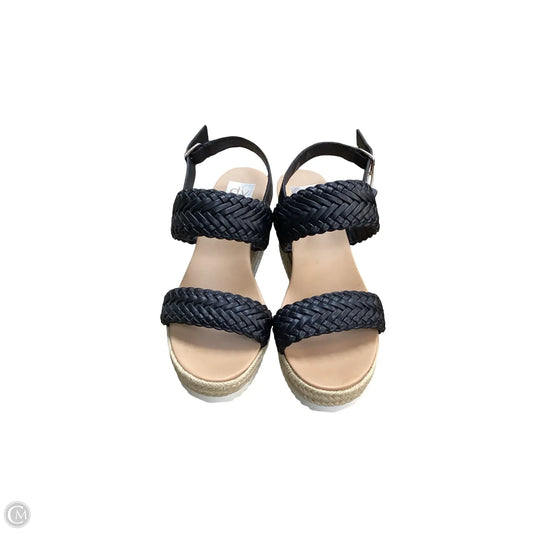 Sandals Heels Wedge By Dolce Vita In Black, Size: 10