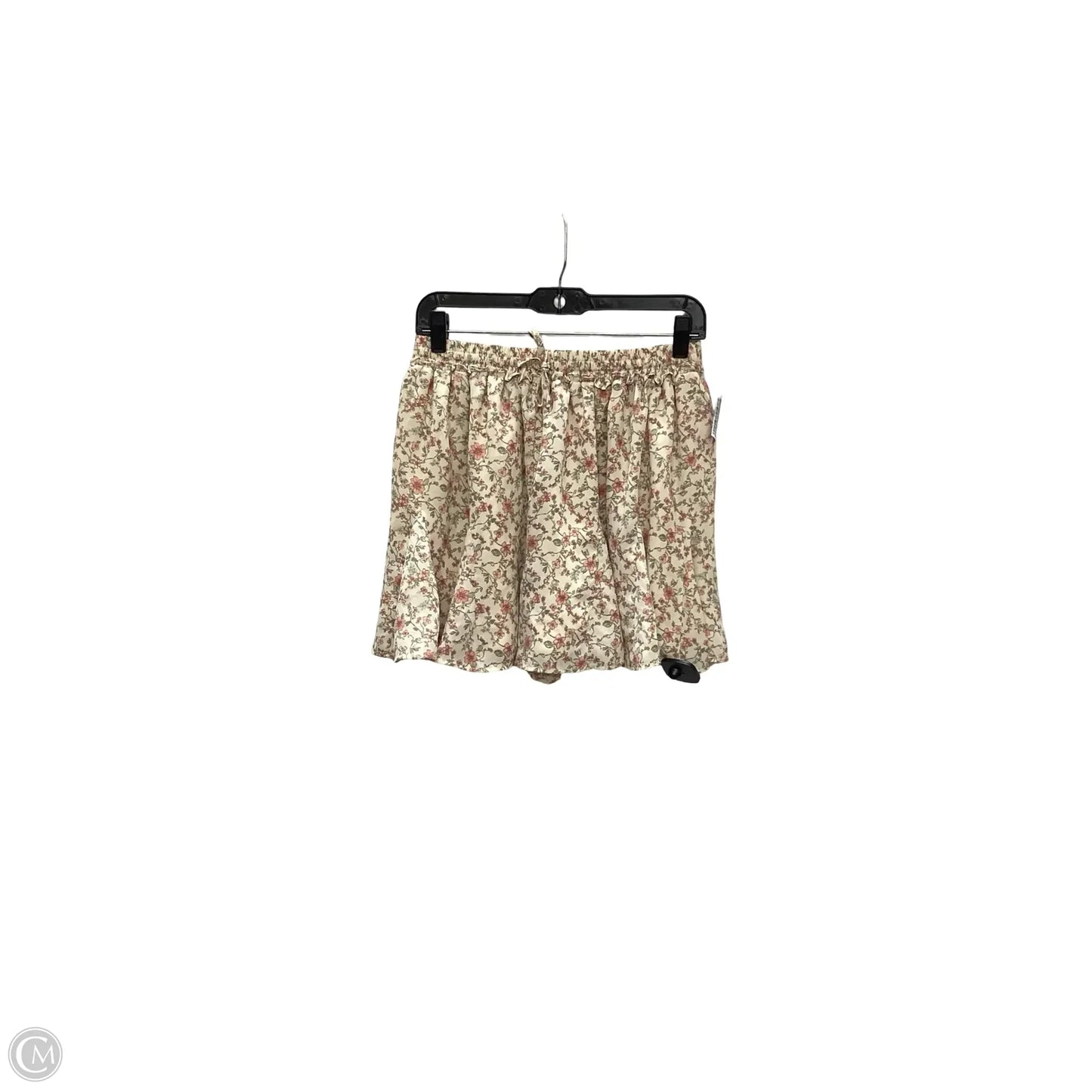 Skirt Mini & Short By Paper Crane In Floral Print, Size: L