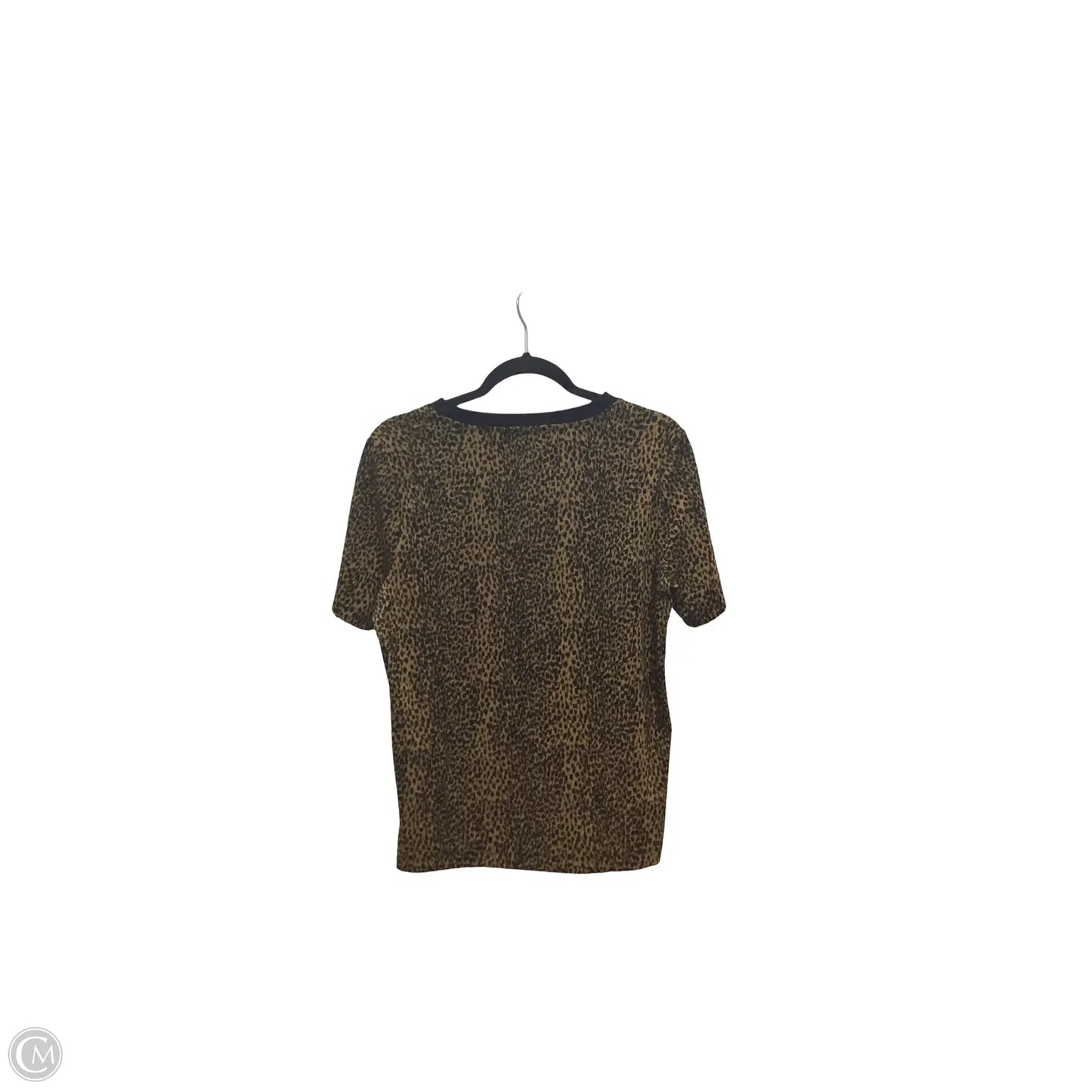 Top Short Sleeve By Chicos In Animal Print, Size: M
