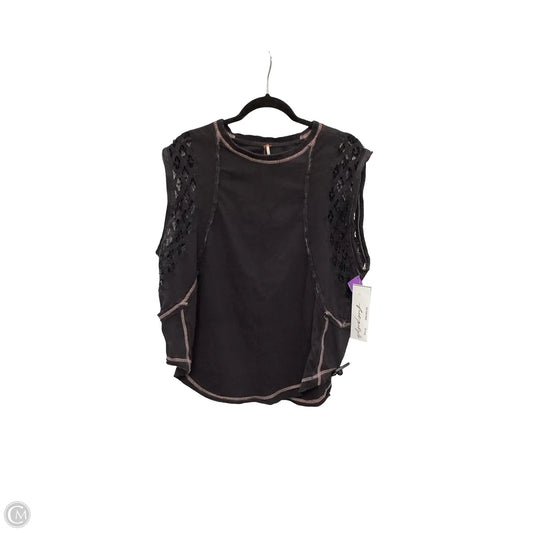 Blouse Sleeveless By Free People In Black, Size: Xs
