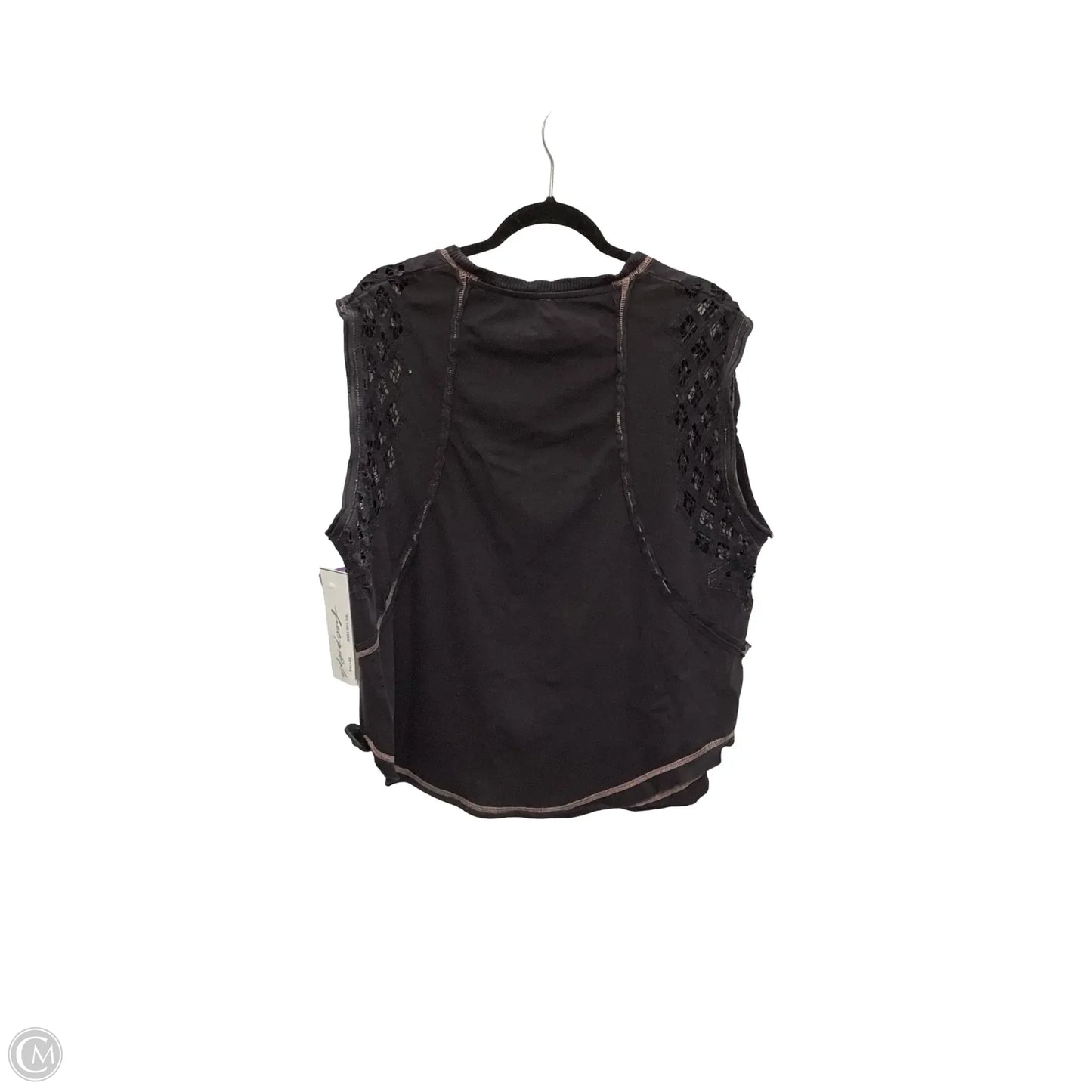 Blouse Sleeveless By Free People In Black, Size: Xs