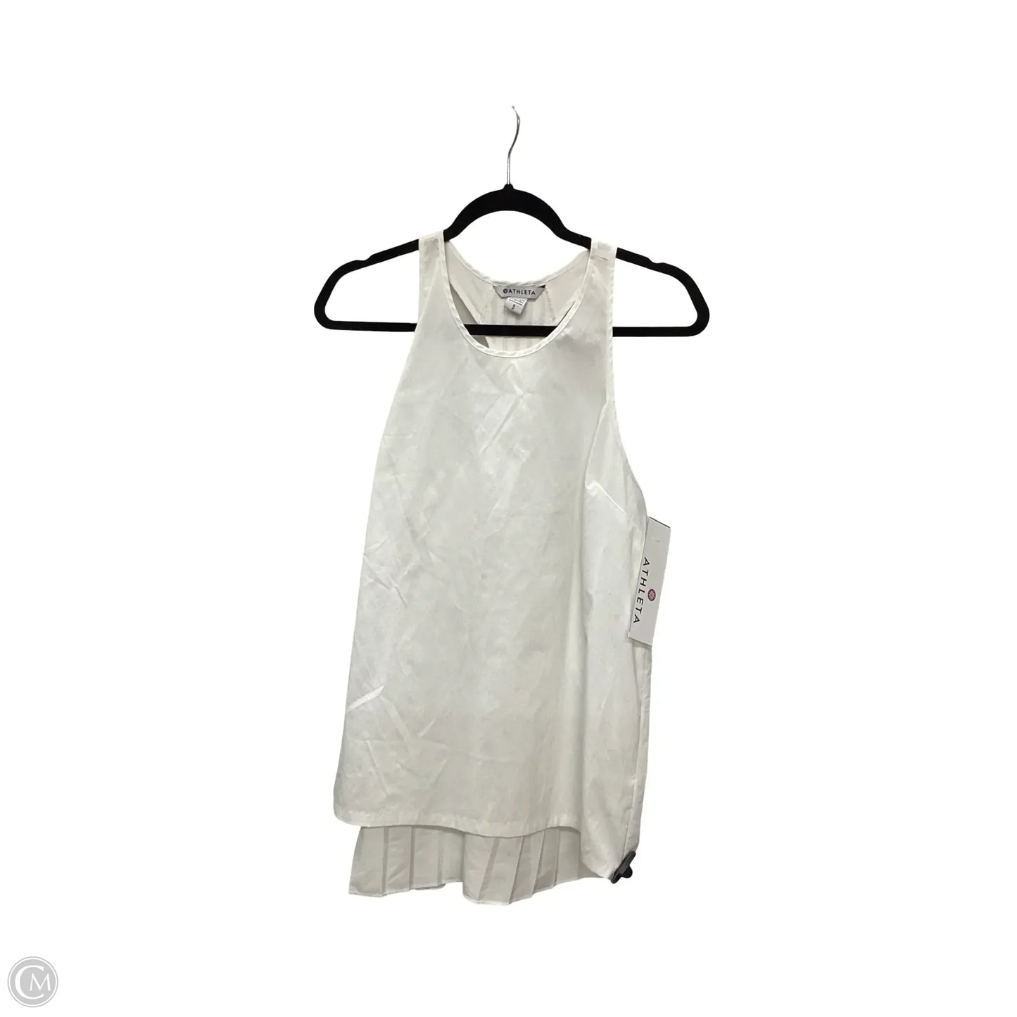 Athletic Tank Top By Athleta In White, Size: S