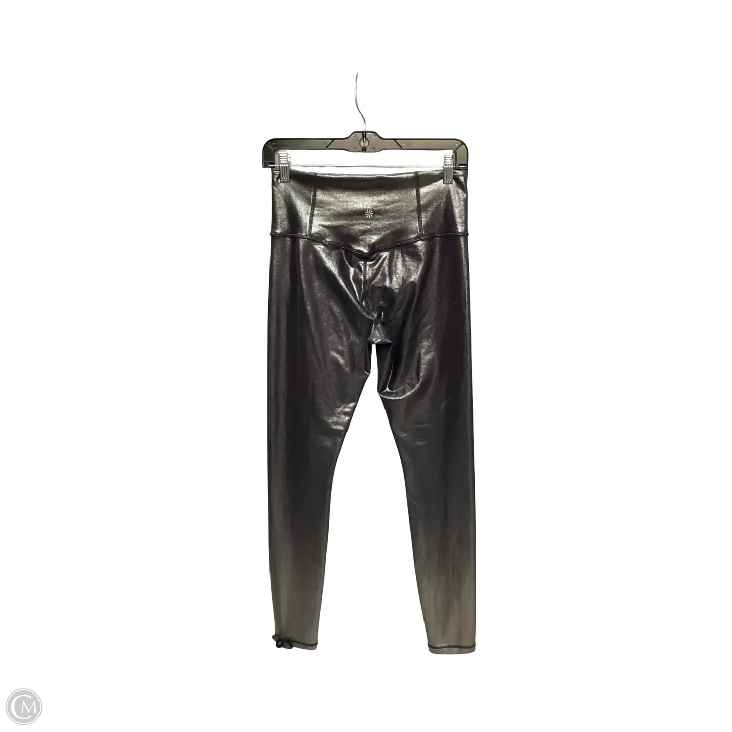 Athletic Leggings By Athleta In Silver, Size: S