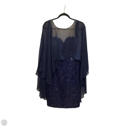 Dress Party Short By R&M RICHARDS In Navy, Size: 14