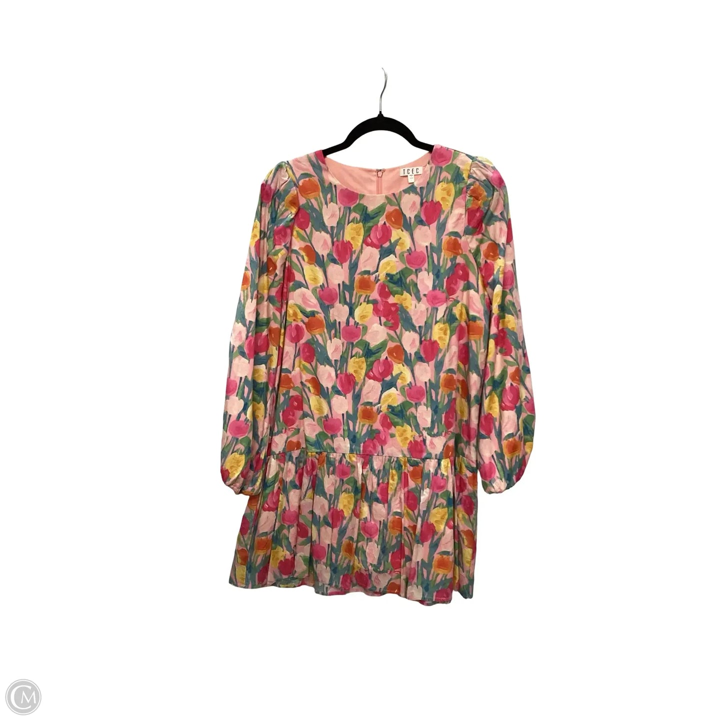 Dress Casual Short By Tcec In Floral Print, Size: L