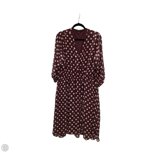 Dress Casual Short By Lane Bryant In Purple, Size: Xxl