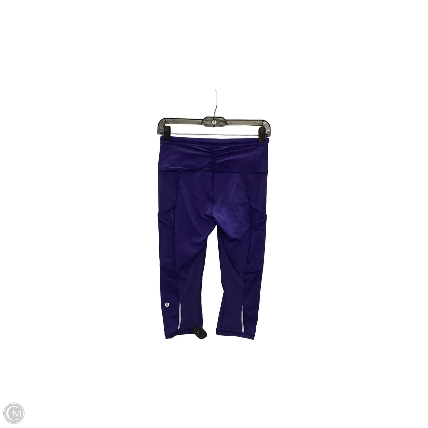Athletic Capris By Lululemon In Blue, Size: 6