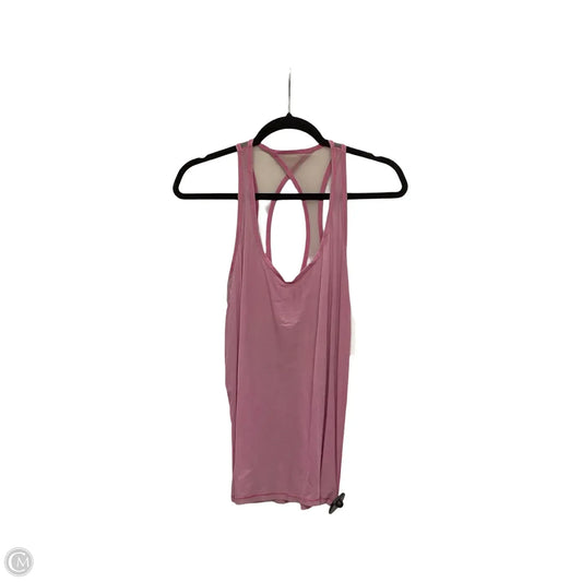 Athletic Tank Top By Lululemon In Pink, Size: 6