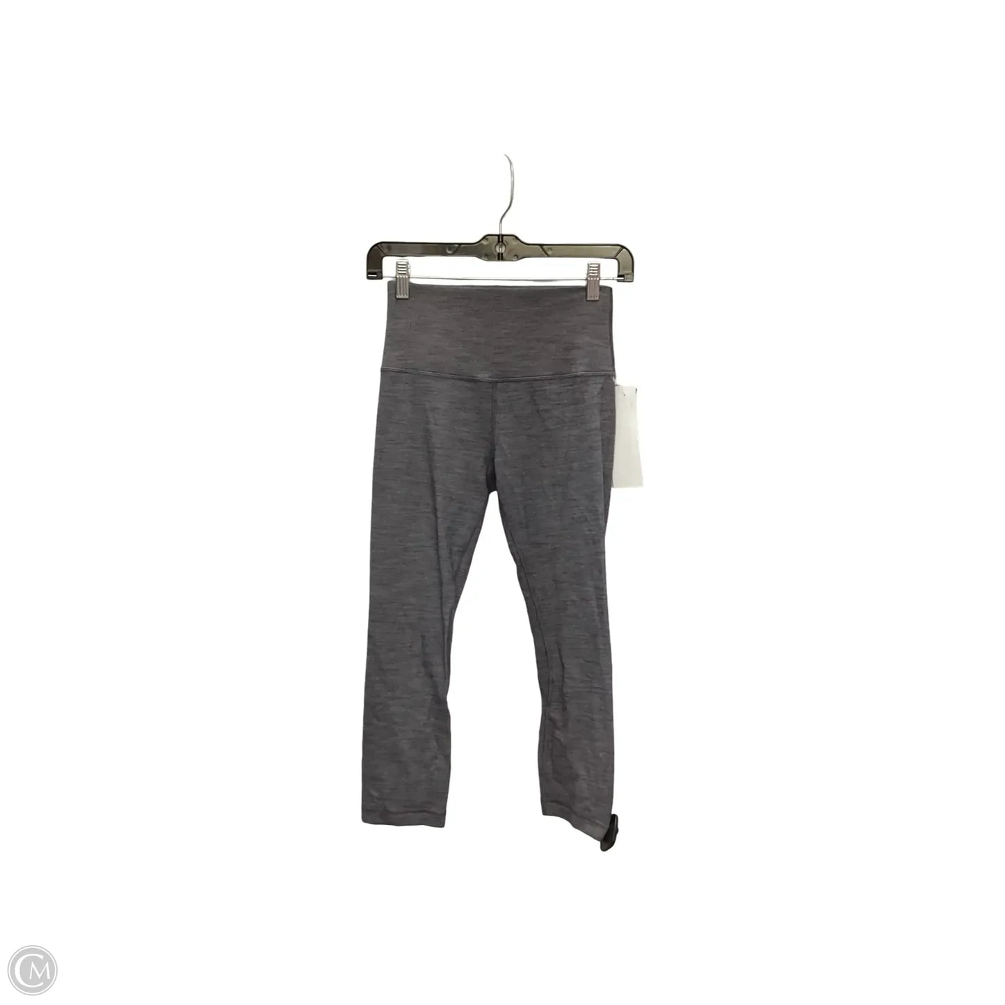 Athletic Capris By Lululemon In Grey, Size: 6