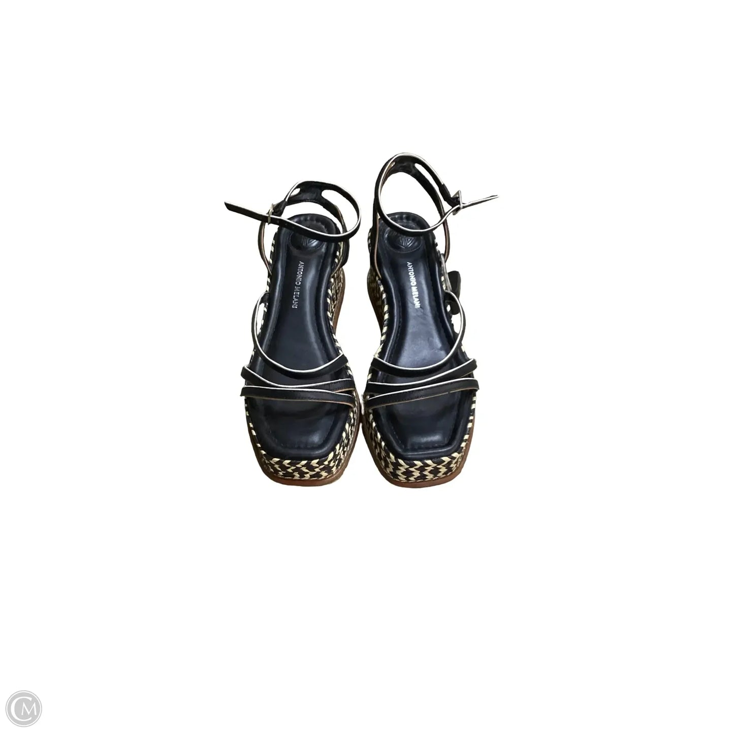 Sandals Heels Wedge By Antonio Melani In Black, Size: 8
