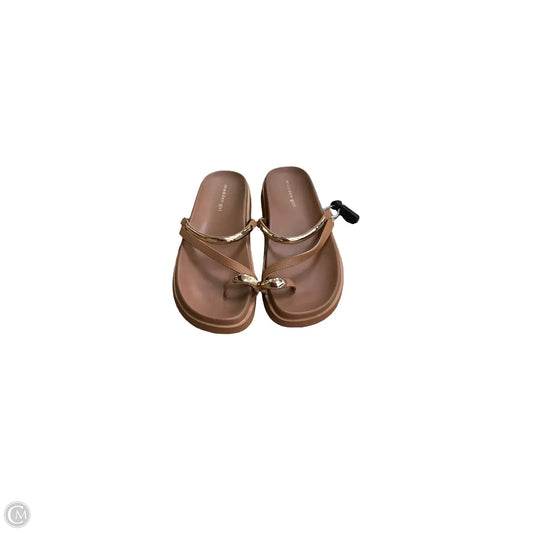 Sandals Flats By Madden Girl In Brown, Size: 8