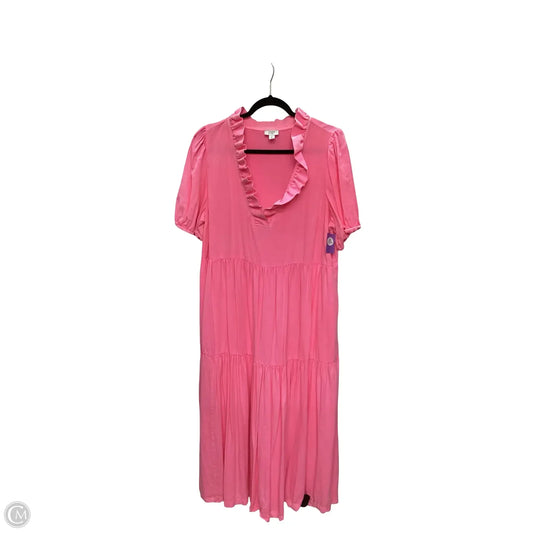 Dress Casual Maxi By Crown And Ivy In Pink, Size: Xl