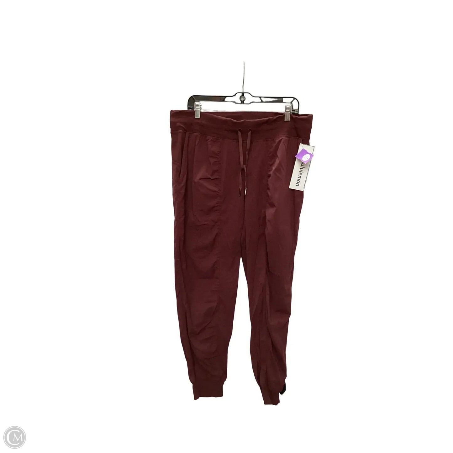 Athletic Pants By Lululemon In Red, Size: 14