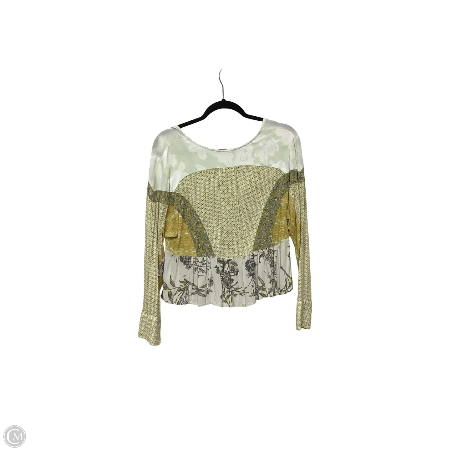 Top Long Sleeve By Free People In Floral Print, Size: S