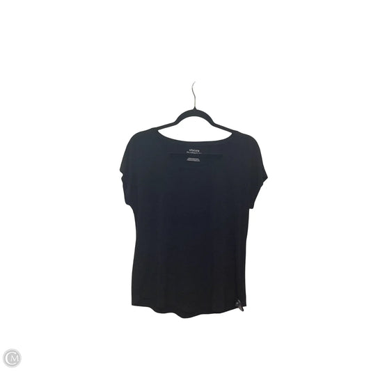 Top Short Sleeve By Chicos In Black, Size: M