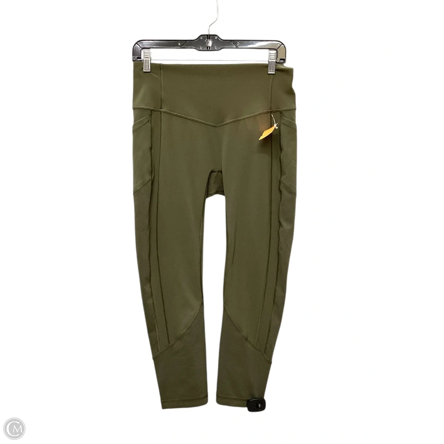 Athletic Leggings By Lululemon In Green, Size: 10