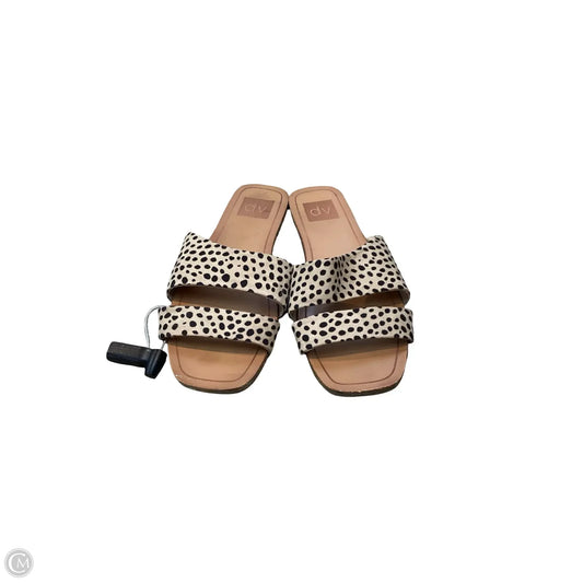 Sandals Flats By Dolce Vita In Animal Print, Size: 8