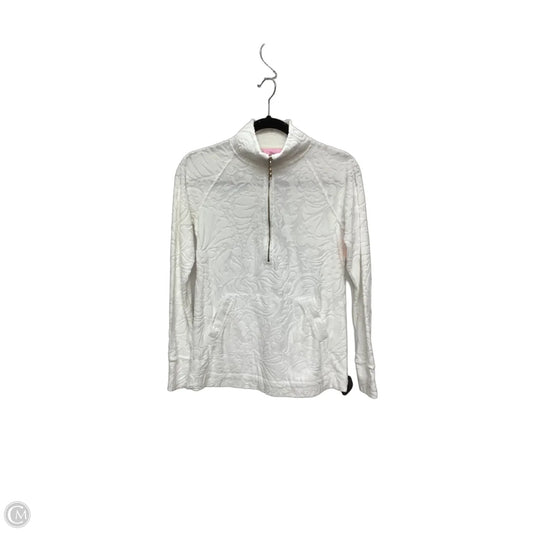 Top Long Sleeve Designer By Lilly Pulitzer In White, Size: Xs