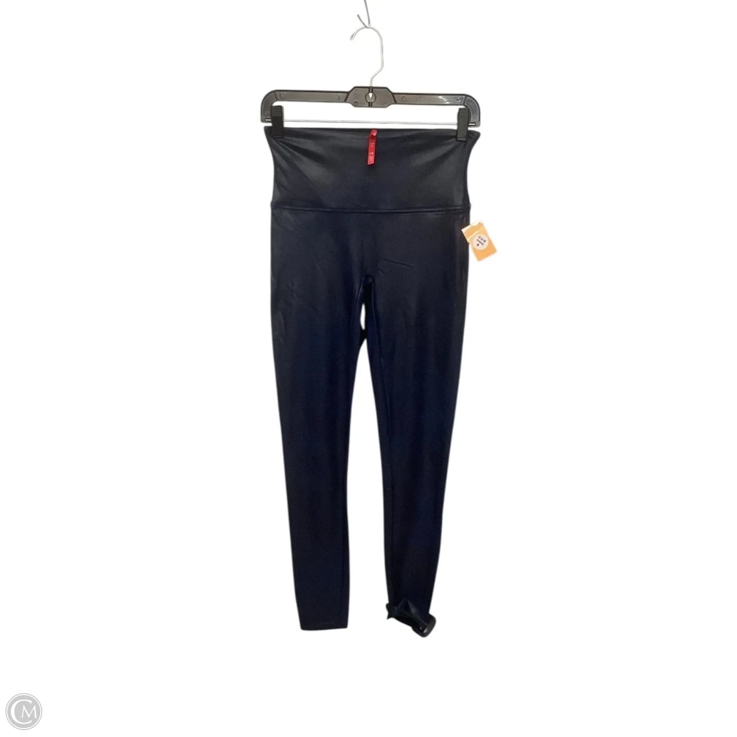 Athletic Leggings By Spanx In Navy, Size: L