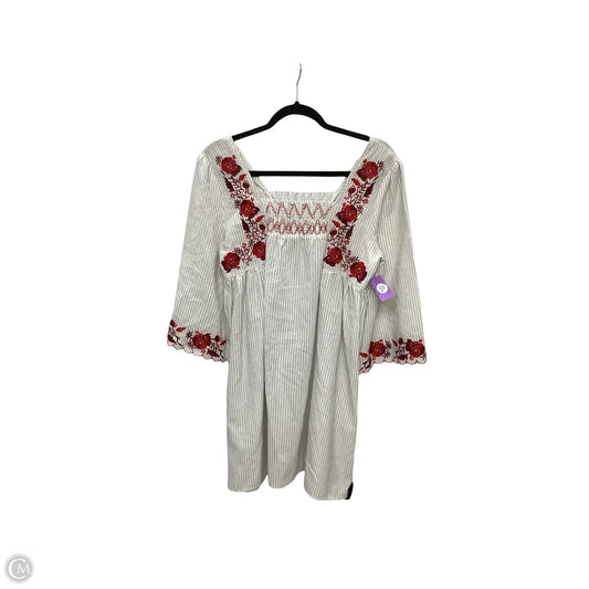 Dress Casual Short By Entro In Red & White, Size: S