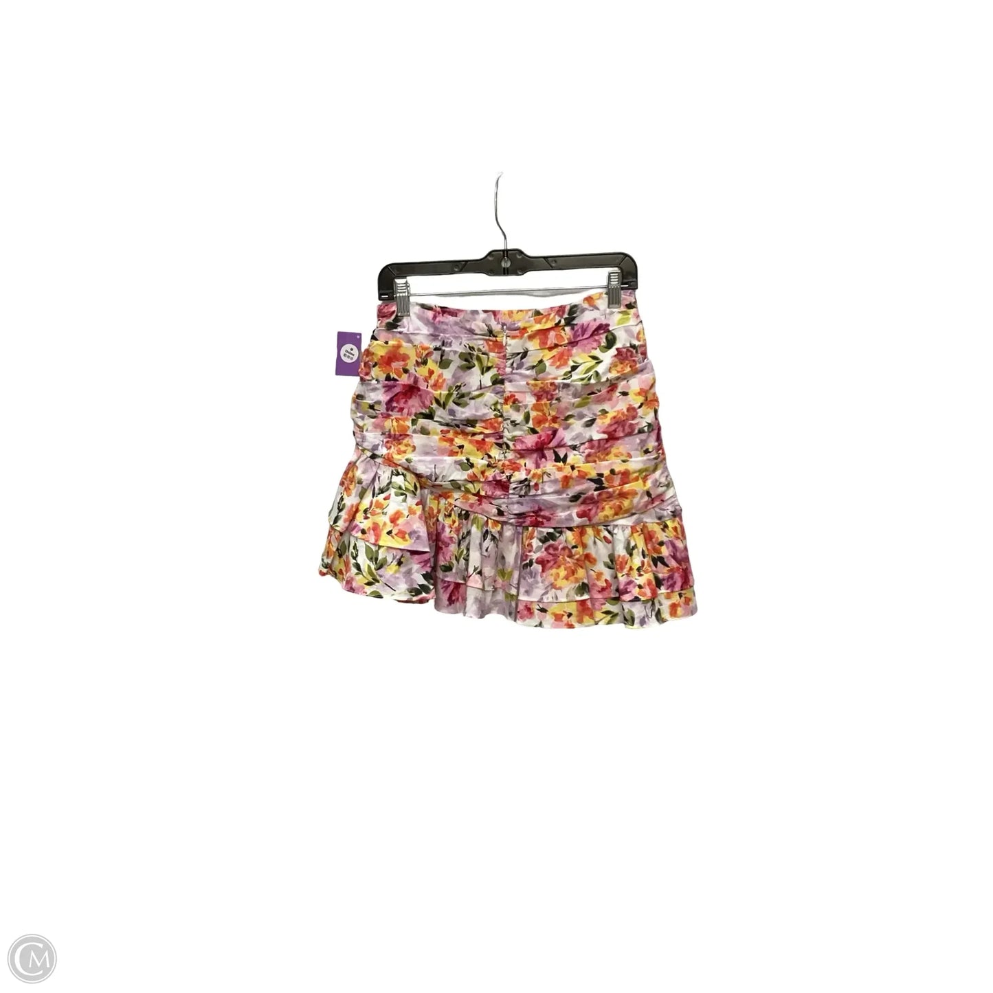 Skirt Mini & Short By Do + Be In Floral Print, Size: M