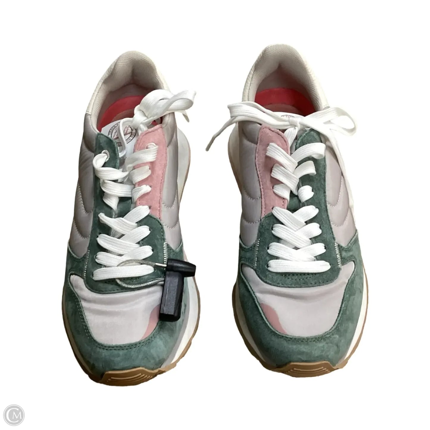 Shoes Athletic By Hoff In Grey & Pink, Size: 8