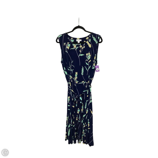 Dress Casual Midi By Charter Club In Navy, Size: 1x