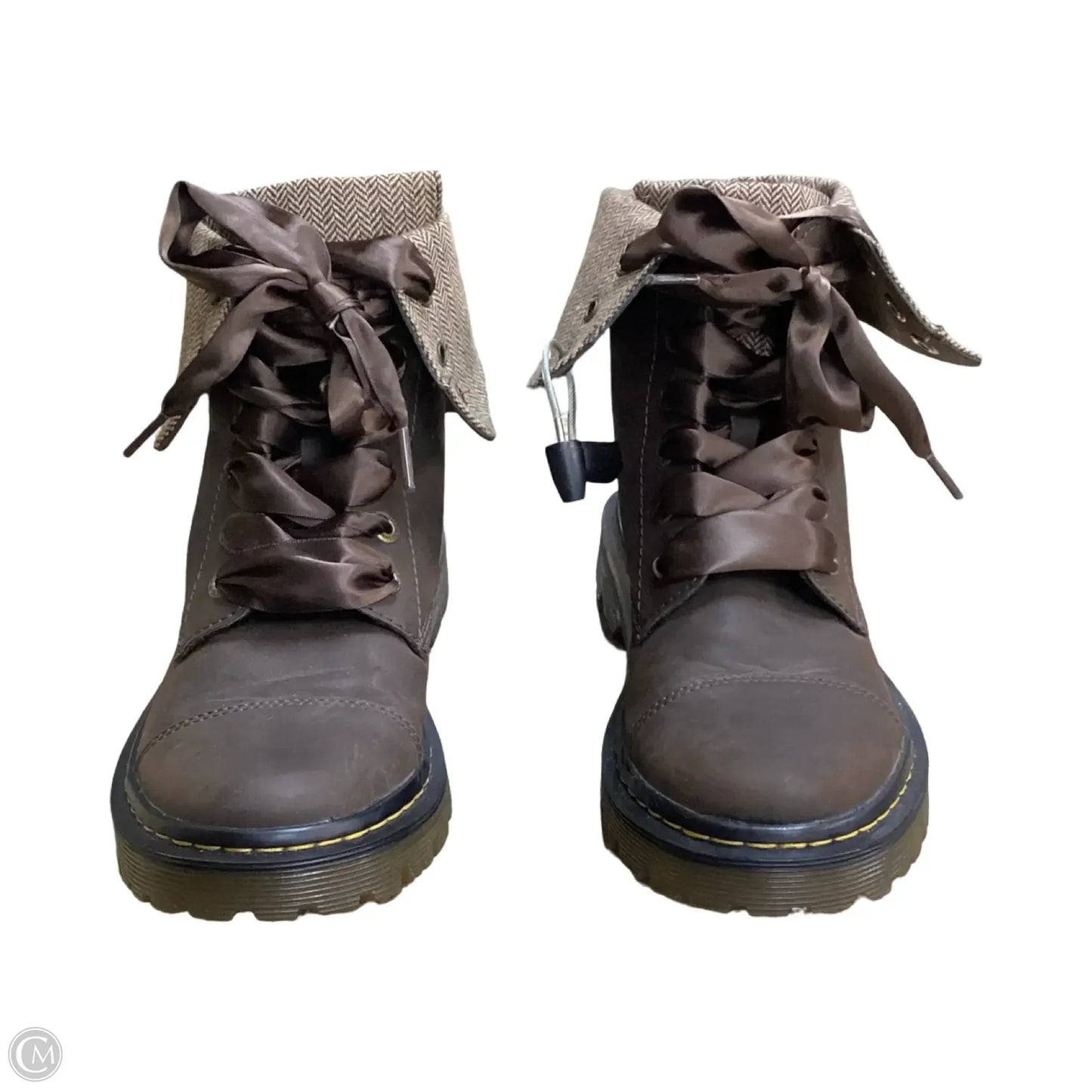 Boots Mid-calf Flats By Dr Martens In Brown, Size: 7