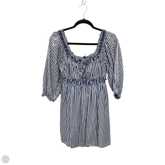 Dress Casual Short By American Eagle In Blue & White, Size: M