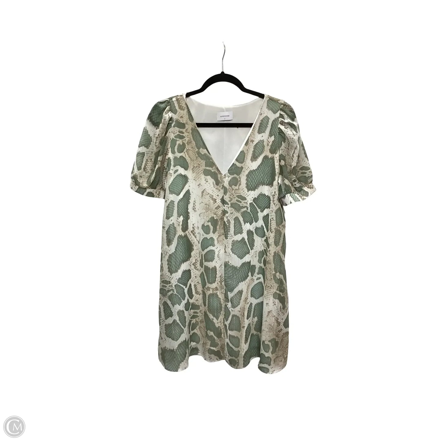 Dress Casual Short By Adrienne In Green, Size: S
