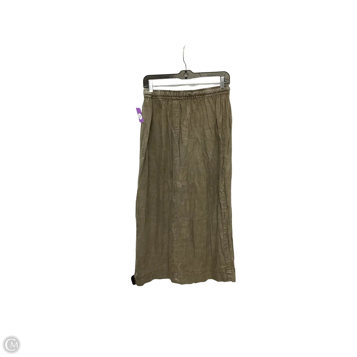 Skirt Maxi By Nicole Miller In Green, Size: L