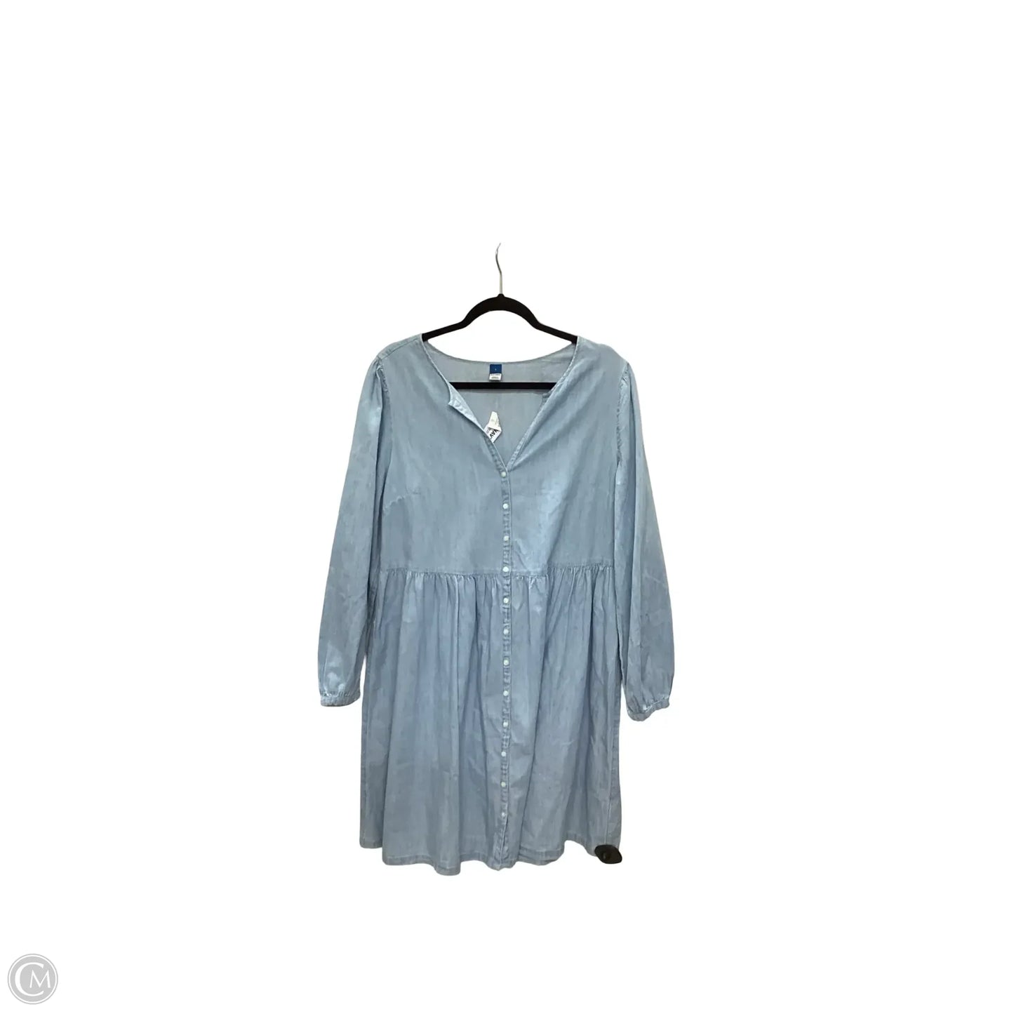 Dress Casual Short By Old Navy In Blue Denim, Size: L