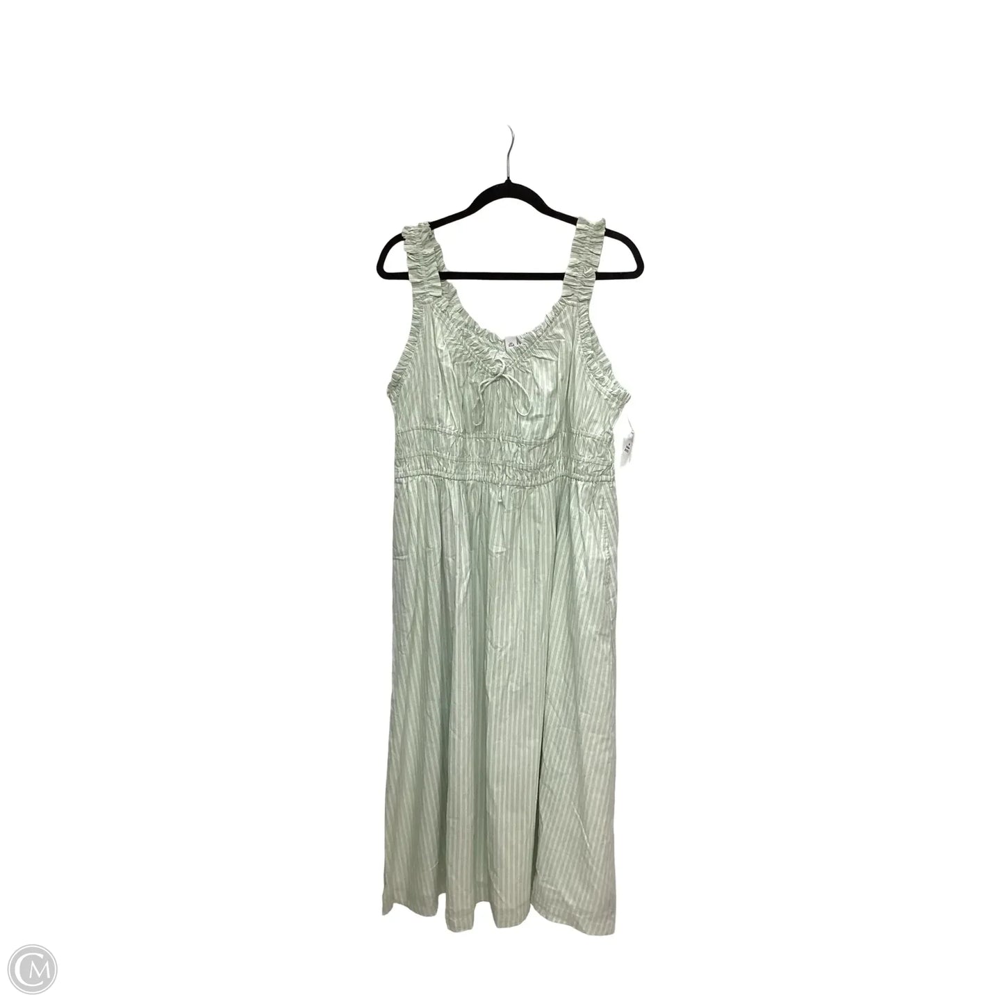 Dress Casual Maxi By Old Navy In Green, Size: Xl