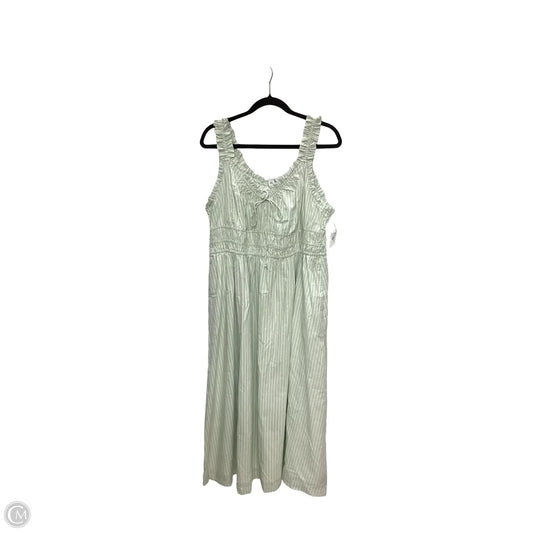 Dress Casual Maxi By Old Navy In Green, Size: Xl