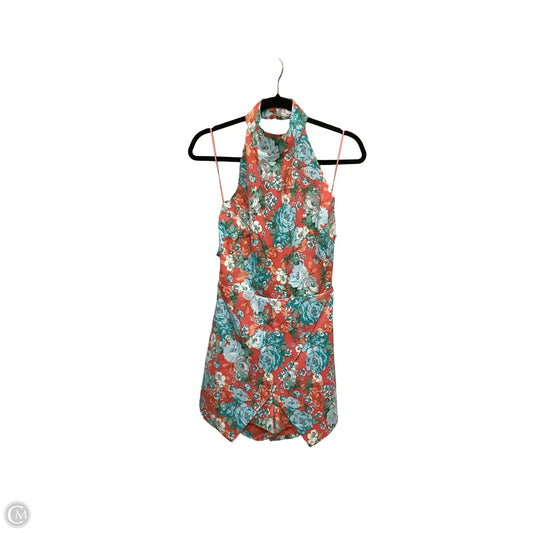 Romper By Sugar Lips In Floral Print, Size: M